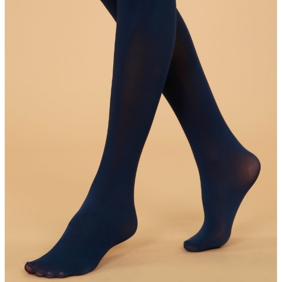J. Crew Other Navy Blue Opaque Tights Poshmark